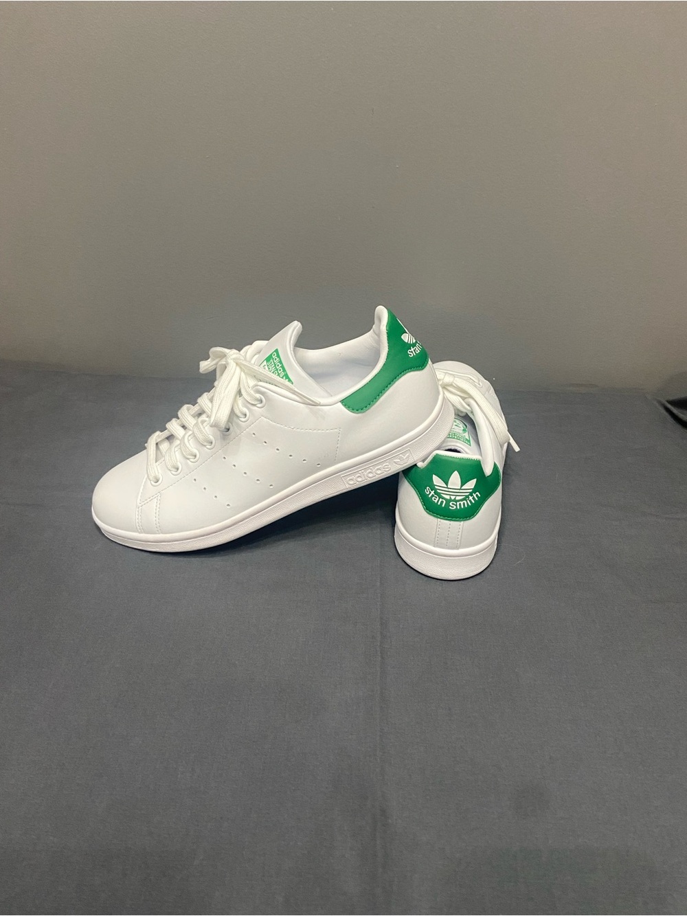 ADIDAS Originals Stan Smith White Green Women's Size 9.5 Sneakers Q47226 Low Top